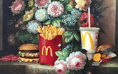 Arte classica e pop si mescolano nei dipinti “recuperati” di Dave Pollot