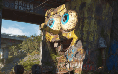 Icone pop immaginate come rovine di un futuro post-apocalittico