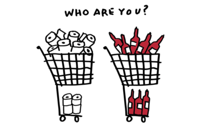 Alcune vignette di Rob Wilson per sdrammatizzare sulla pandemia