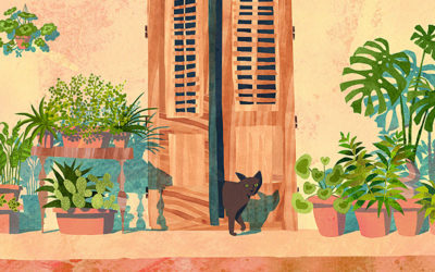 Illustrazioni che uniscono pittura, collage e digitale: intervista a Marina De Santis