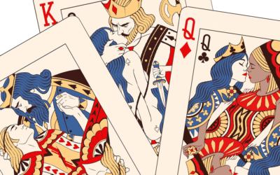 Un’artista ha unito le figure delle carte da gioco per celebrare il trionfo dell’amore libero