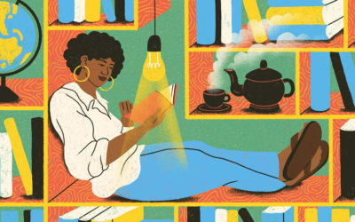 Amore per la lettura e orgoglio femminile nelle illustrazioni di Michelle Pereira