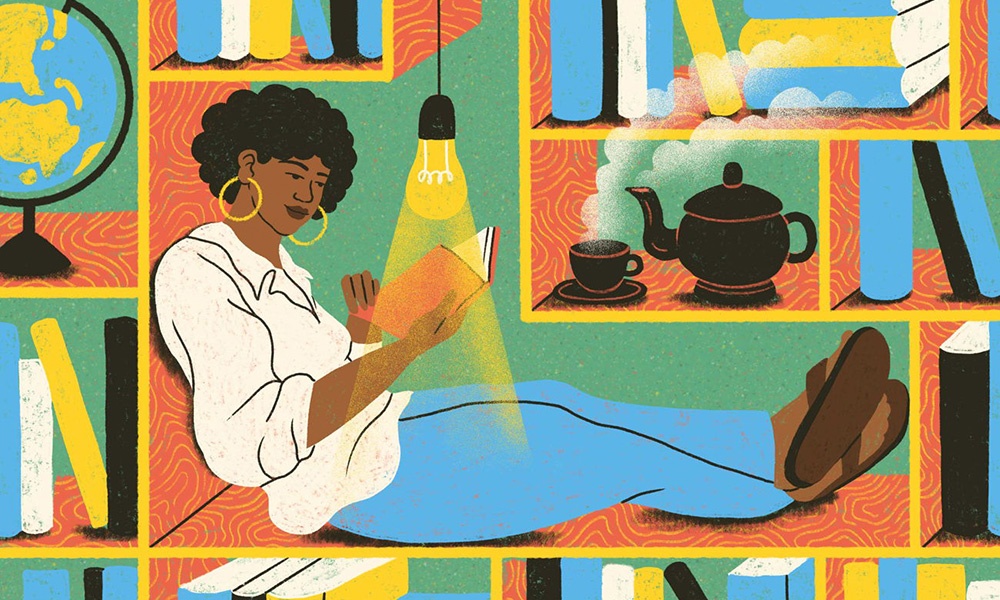 Amore per la lettura e orgoglio femminile nelle illustrazioni di Michelle Pereira