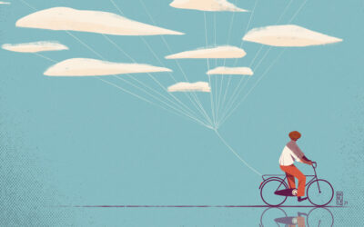 Illustrazioni concettuali che parlano di ricordi e spensieratezza: Frelly