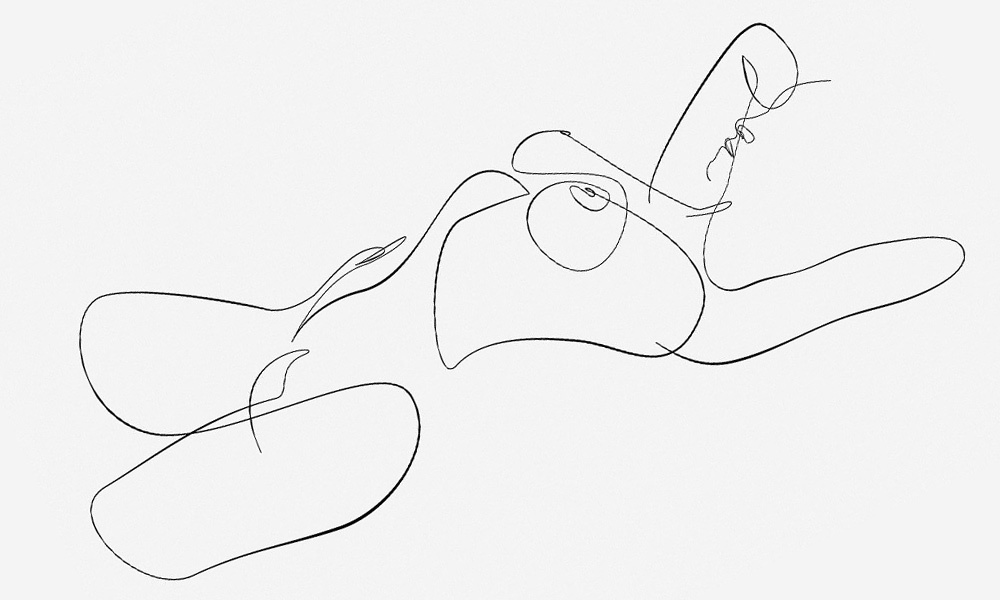L’arte della seduzione nei disegni minimali a linea continua di David Cantu (NSFW)