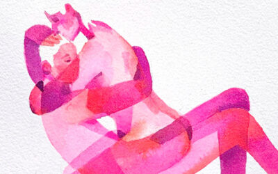 Le illustrazioni voyeuristiche di Louise de Crozals