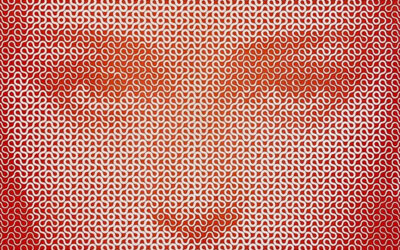 Illusioni geometriche che osservate da lontano svelano affascinanti ritratti: Lee Wagstaff