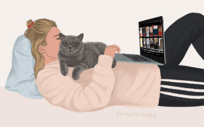Gioie e dolori della vita quotidiana nelle illustrazioni “cozy” di Alissa Levy