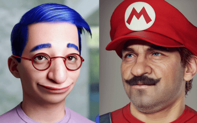 I personaggi dei cartoni animati e dei videogiochi diventano reali nei ritratti 3D di Hossein Diba