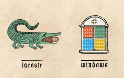 Un artista russo ha rivisitato in chiave medievale alcuni tra i più celebri loghi moderni