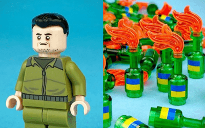 La versione LEGO di Zelensky ha permesso di raccogliere oltre 140.000 dollari di aiuti per l’Ucraina