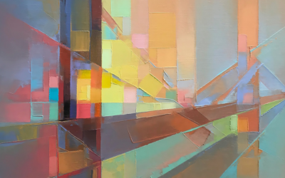 Jason Anderson, impressionista contemporaneo che crea paesaggi materici senza l’uso di pennelli