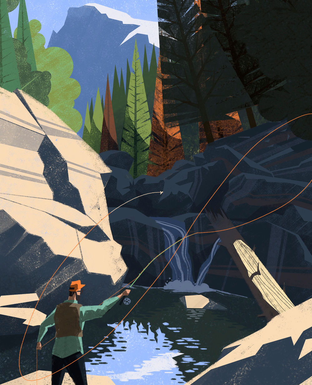 federico epis picame poster park yosemite montagna