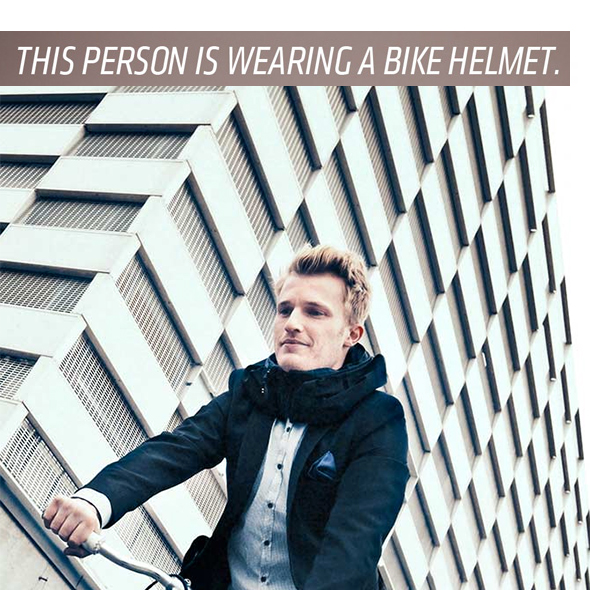 Invisible Bicycle Helmet