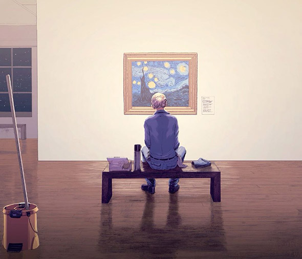 L’arte dello storytelling nelle illustrazioni pop di Guy Shield