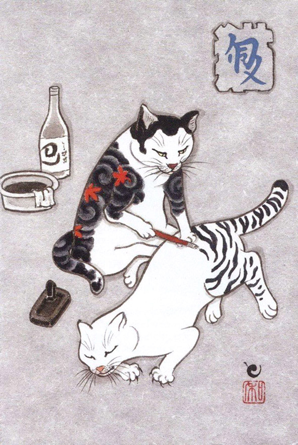 I gatti tatuati di Horitomo