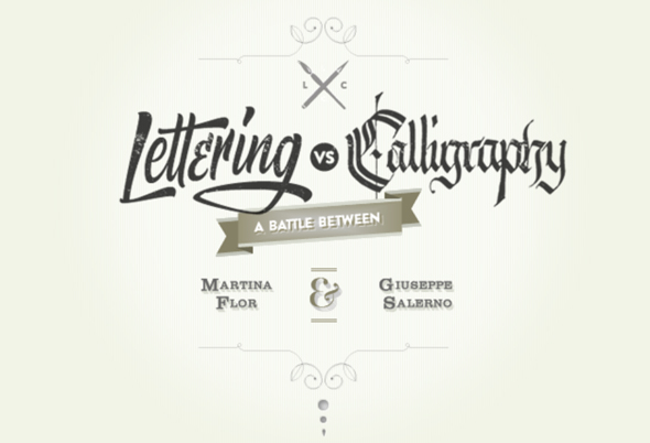 Lettering VS Calligraphy