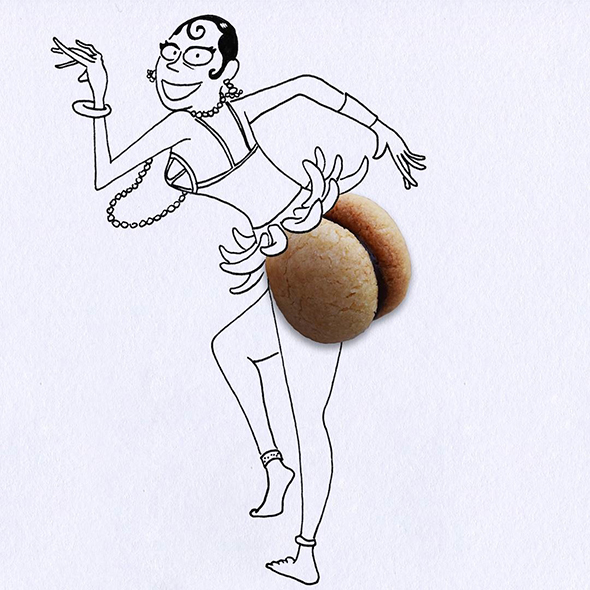 Quando il cibo diventa humour: i “foodles” di Massimo Fenati