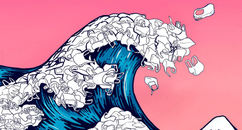 Oceani di plastica: antologia di immagini e illustrazioni per riflettere