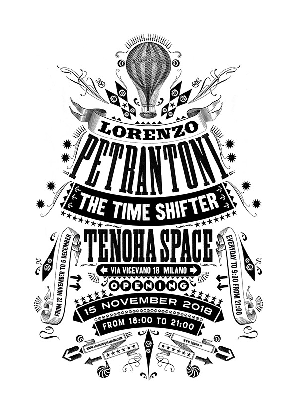 “The Time Shifter” 200 collage di Lorenzo Petrantoni in mostra a Milano